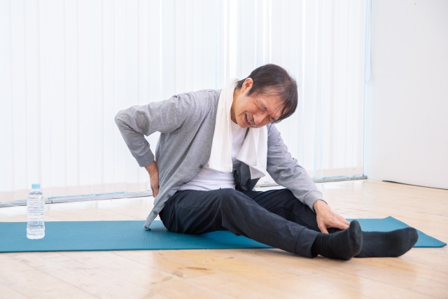 腰のストレッチ